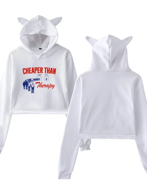 Alex Warren Cheaper Than Therapy Cropped Hoodie #2